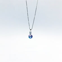 Load image into Gallery viewer, SWA COLL : ROUND MIDNIGHT BLUE NECKLACE