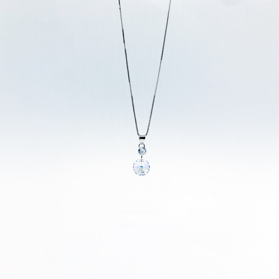 SWA COLL : ROUND CRYSTAL ฺNECKLACE